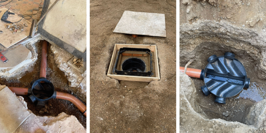 New drainage system